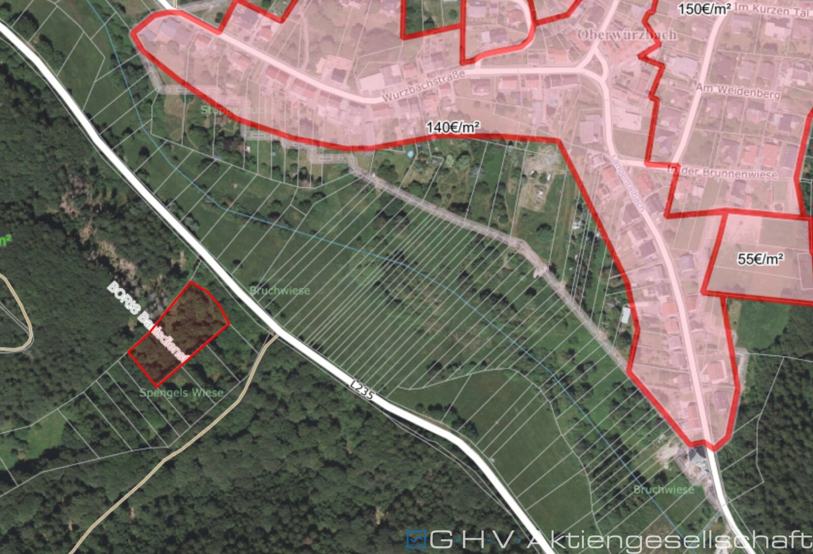 Oberwürzbach: Wald/Wiesengrundstück Oberwürzbach-Reichenbrunn gegen Höchstgebot  Oberwürzbach: Wald/Wiesengrundstück Oberwürzbach-Reichenbrunn gegen Höchstgebot